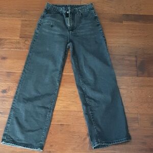 SHEIN Charcoal Wide-Leg Pants